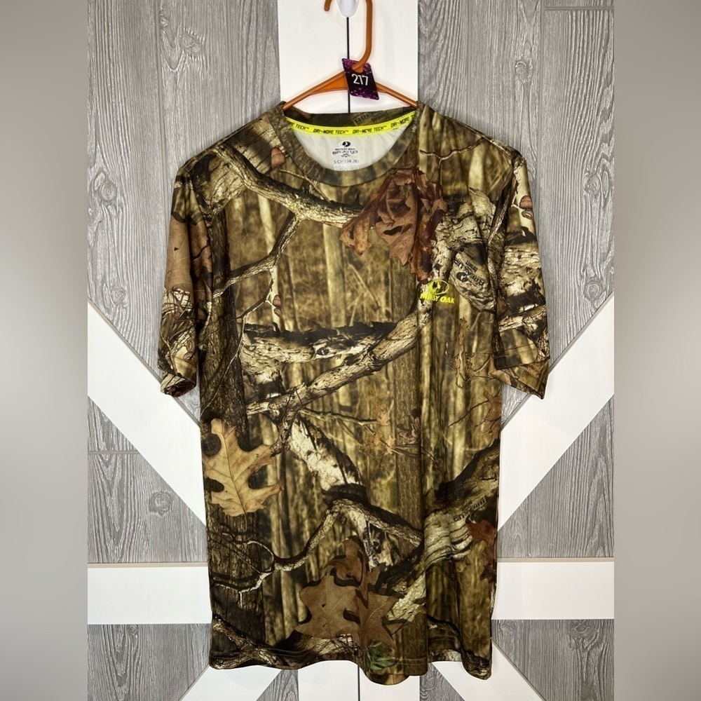 217. Men's Mossy Oak Camouflage Dri-More Tech T-Shirt S